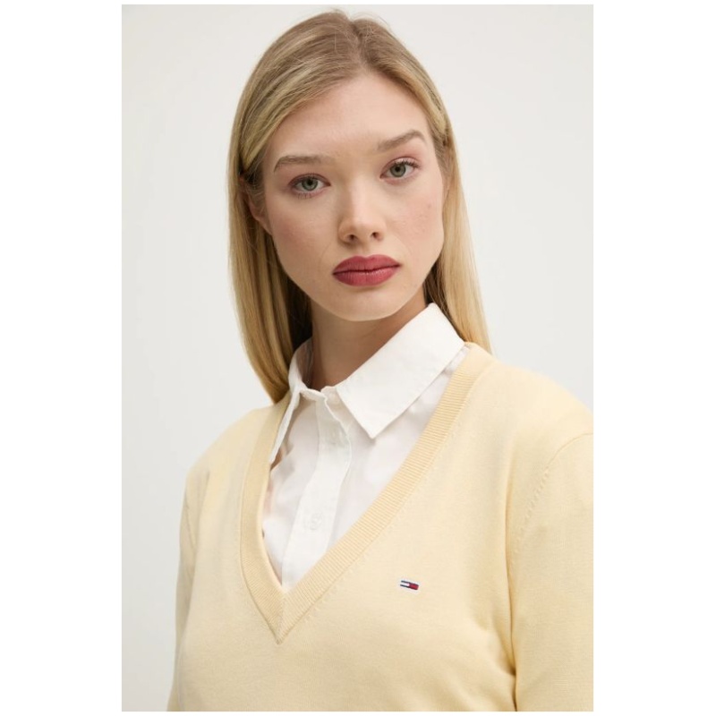 TOMMY JEANS Essential vneck sweater ext